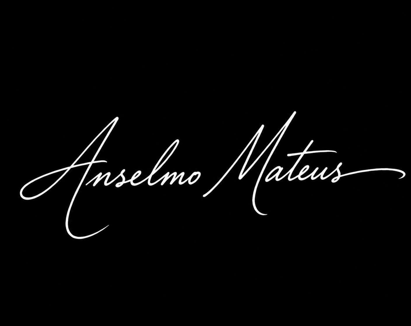 Assinatura de Anselmo Mateus